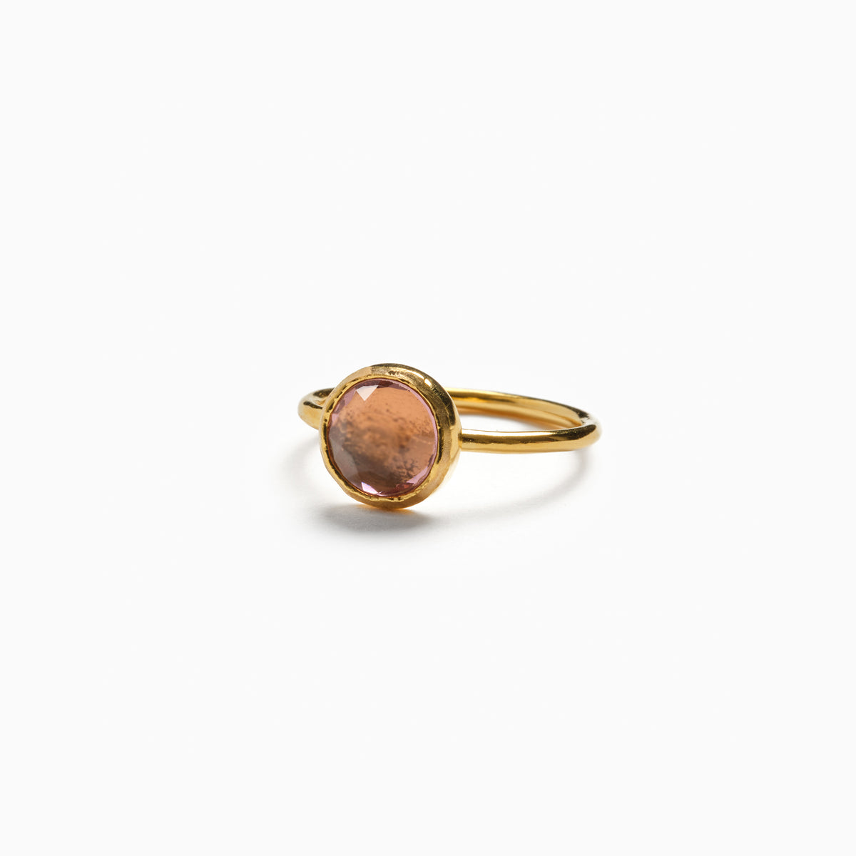 Rose Cut Bezel Ring, Rose – FALLEN ARISTOCRAT